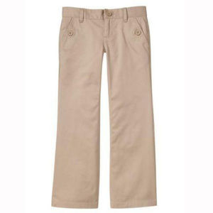 Gap Kids NWT Khaki Boot Cut School Uniform Pants 12 Plus